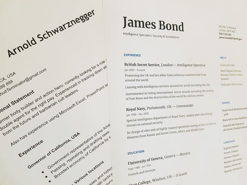 Updating Resume